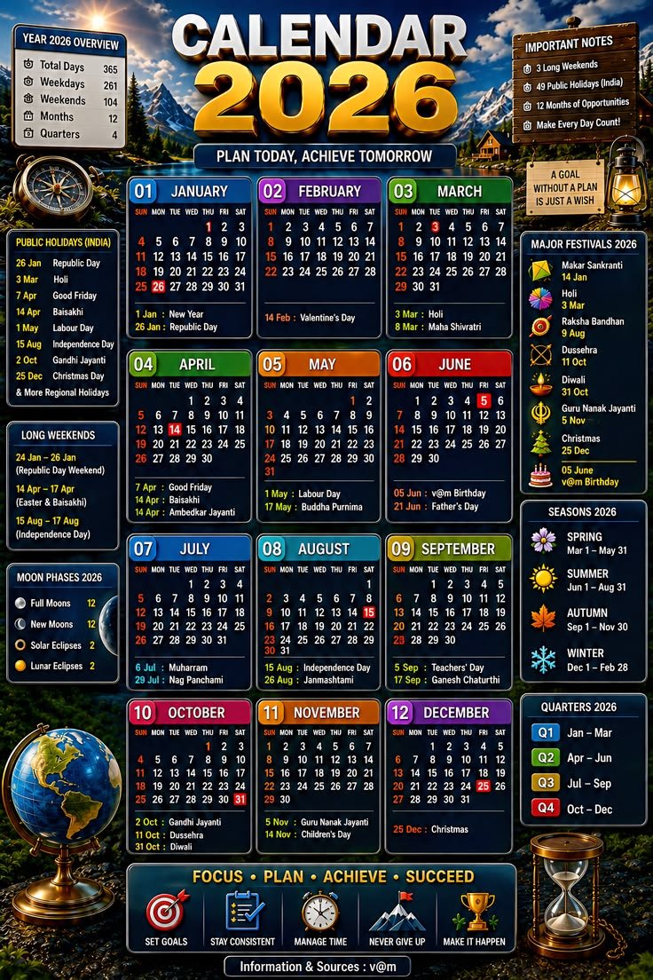 What are the dates for the MPSC academic calendar for 2026?