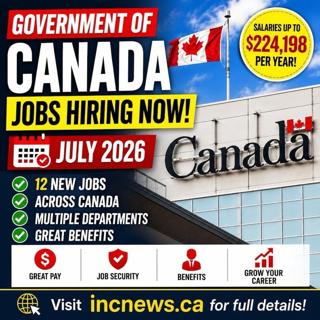 Which government work is recruiting now?